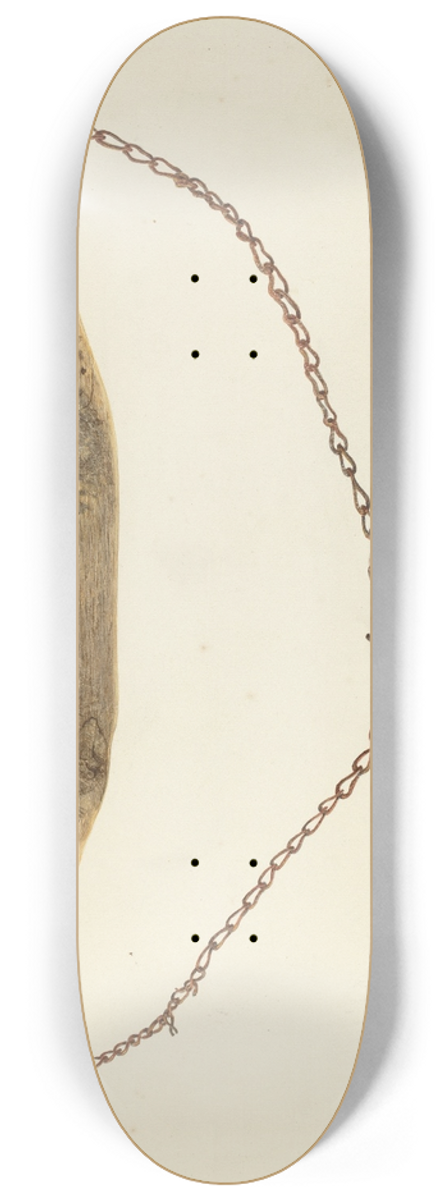 Albert Geuppert - Water Yoke 8.25 inch art skate deck