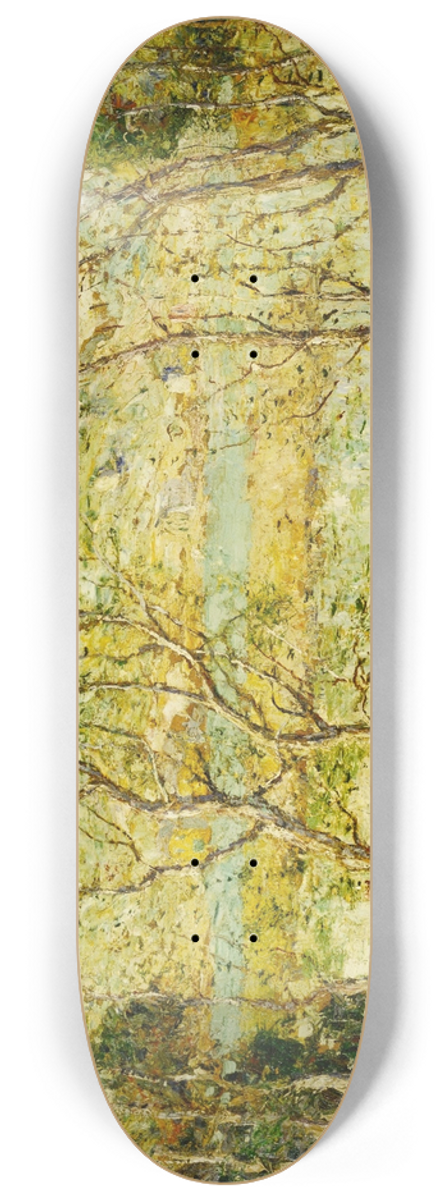Ernest Lawson - Springtime, Harlem River 8.25 inch art skate deck