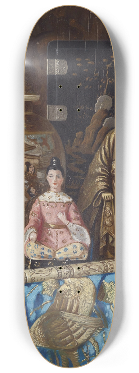 Ernst Czernotzky - Stillleben Mit Asiatischen Antiquitten 8.25 inch art skate deck