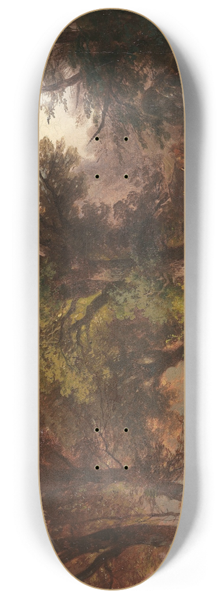 Ernst Erwin Oehme - Waldstudie 8.25 inch art skate deck
