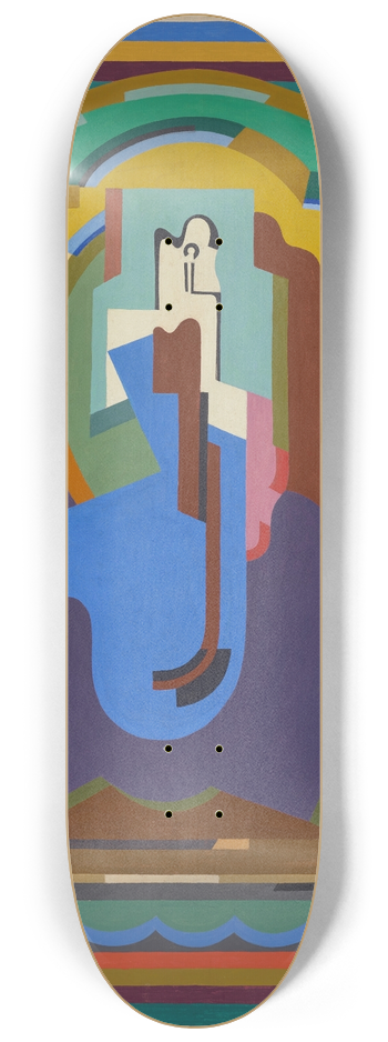 Albert Gleizes - Sans titre 8.25 inch art skate deck