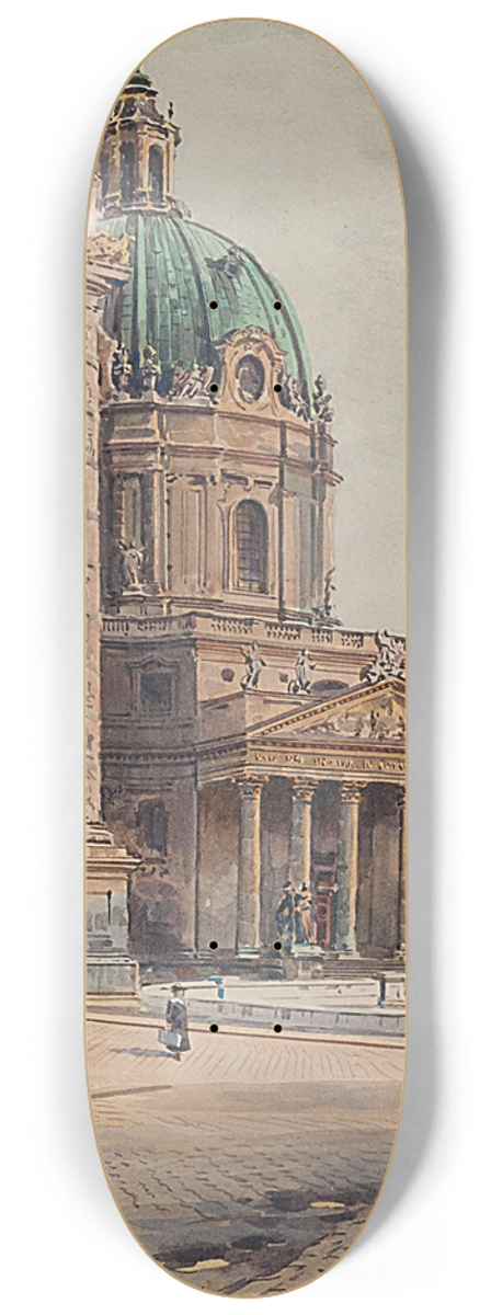 Ernst Graner - Karlskirche 8.25 inch art skate deck