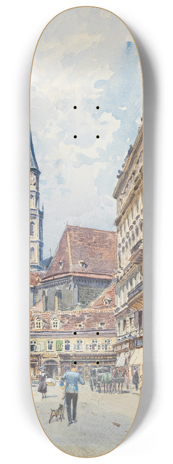 Ernst Graner - Stallburggasse 8.25 inch art skate deck