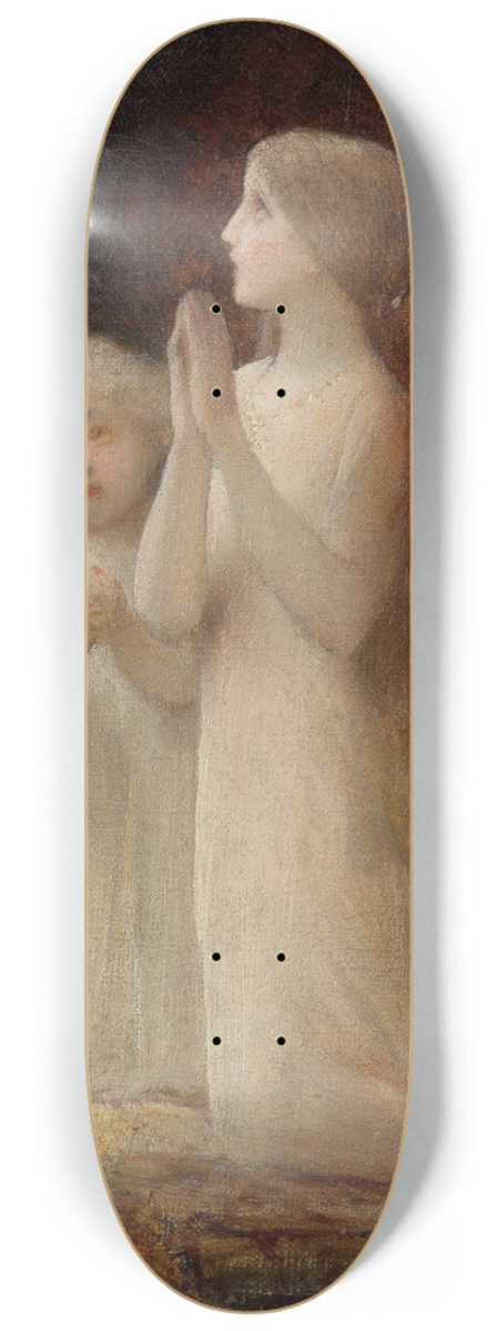 Ernst Klimt - Betende Kinder 8.25 inch art skate deck