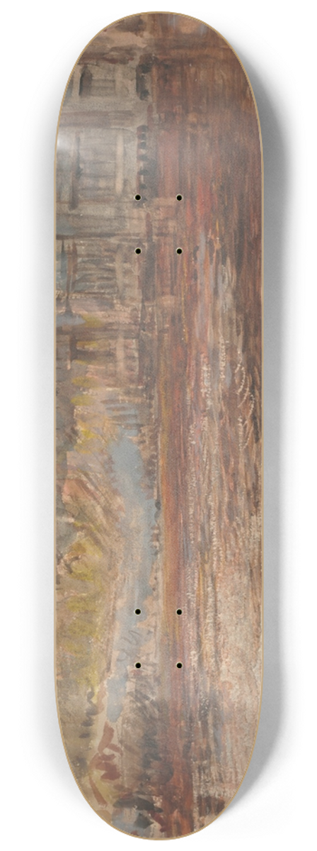 Albert Goodwin - Rockstone, Demerara, Guyana 8.25 inch art skate deck