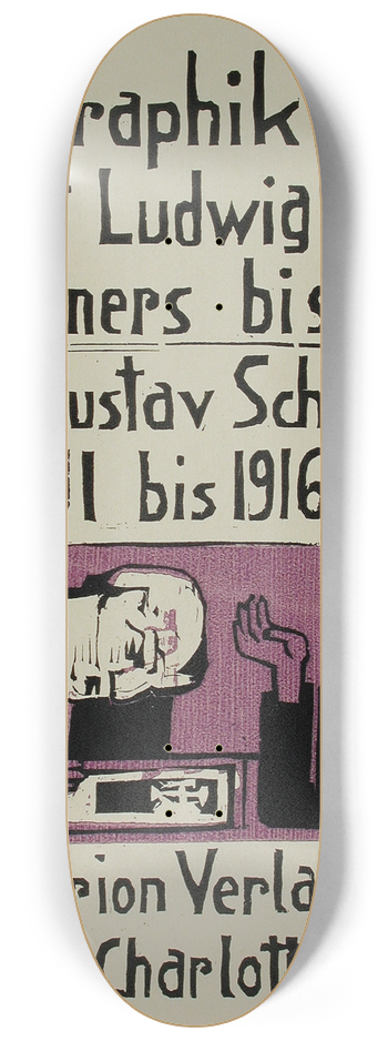Ernst Ludwig Kirchner - Die Graphik Ernst Ludwig Kirchner bis 1924 8.25 inch art skate deck