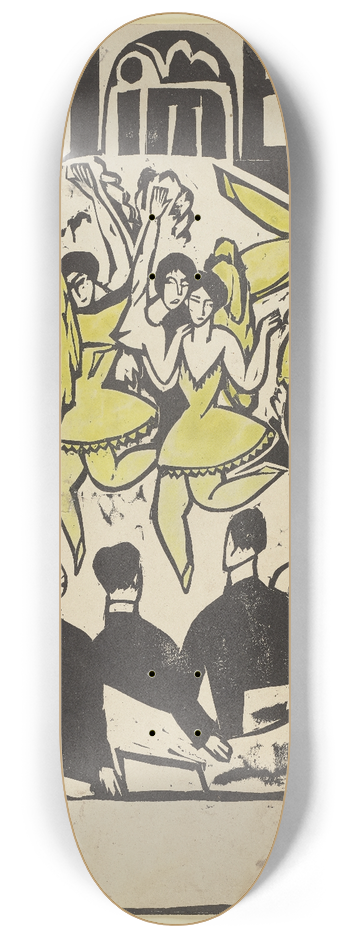 Ernst Ludwig Kirchner - Eispalast-Tnze 8.25 inch art skate deck