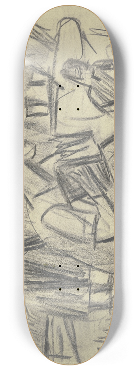 Ernst Ludwig Kirchner - Handorgler am Abend 8.25 inch art skate deck