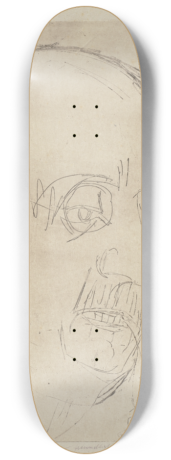 Ernst Ludwig Kirchner - Portrait Carl Hagemann 8.25 inch art skate deck