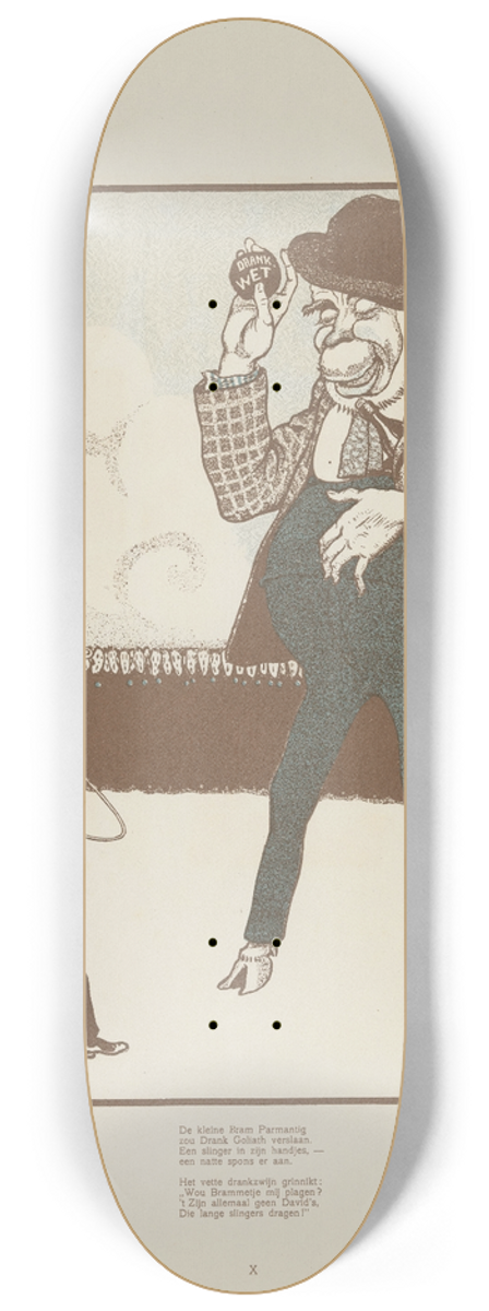 Albert Hahn - Abraham Kuyper versus de drank 8.25 inch art skate deck