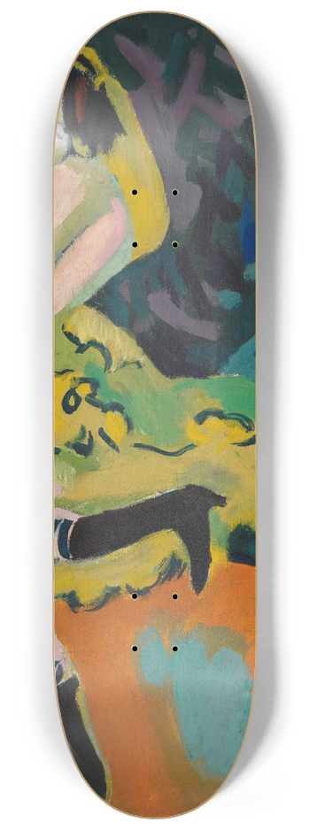 Ernst Ludwig Kirchner - Variettnzerin 8.25 inch art skate deck