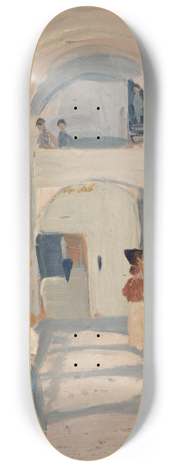 Ernst Schiess - Kasbah, zwischen 1916  1918 8.25 inch art skate deck