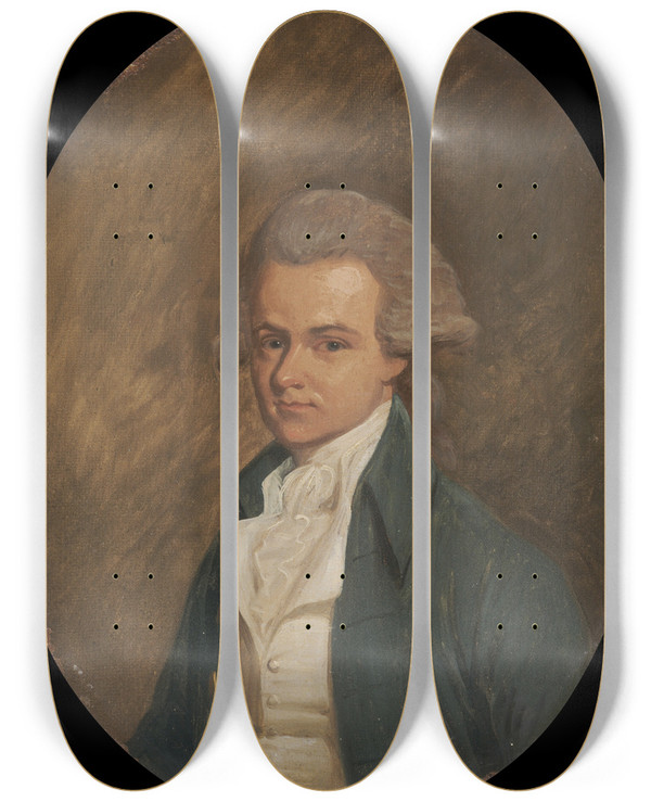 Triptych art skateboard deck of Samuel De Wilde William Shuttlewood by Samuel de Wilde (1751-1832)