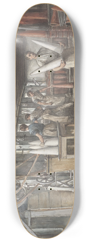 Ernst Witkamp - Interieur van de suikerfabriek van de firma Vom Rath 8.25 inch art skate deck