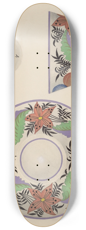 Erwin Schwabe - Cup and Saucer 8.25 inch art skate deck