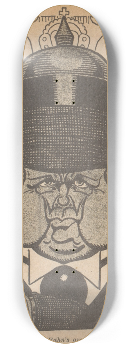 Albert Hahn - Kuyper, Hahns grote doelwit 8.25 inch art skate deck