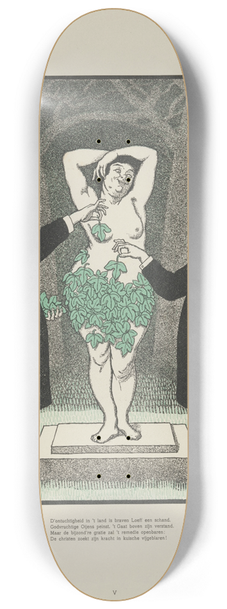 Albert Hahn - Loeff en Oyens 8.25 inch art skate deck