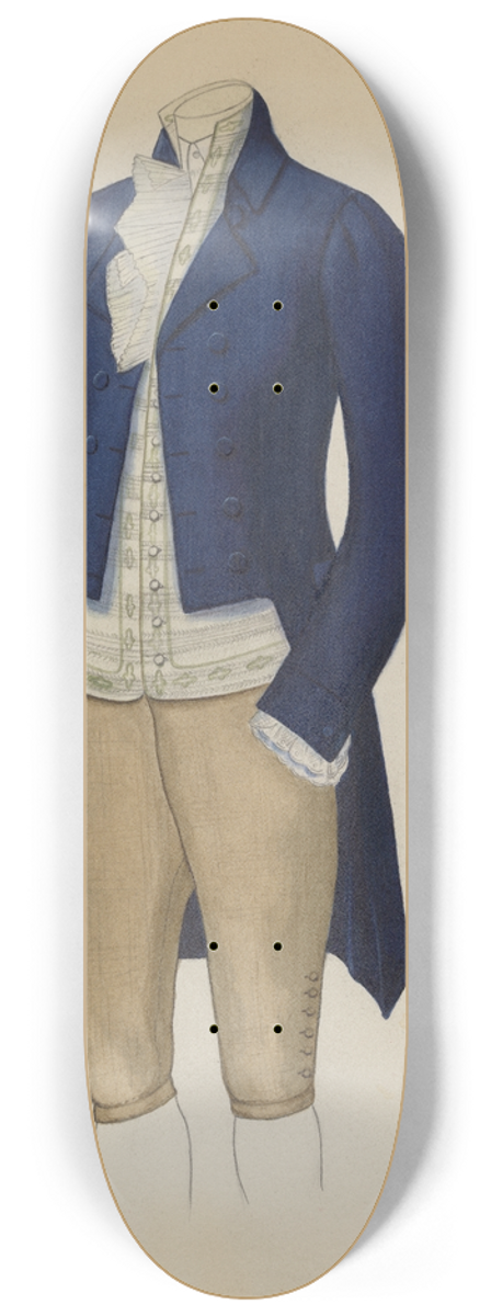 Esther Hansen - Mans Suit 8.25 inch art skate deck