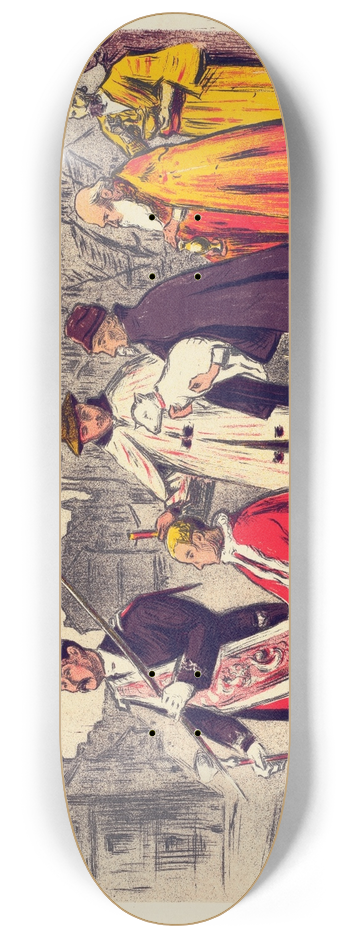 Etienne Moreau-Nlaton - La Nativit 8.25 inch art skate deck