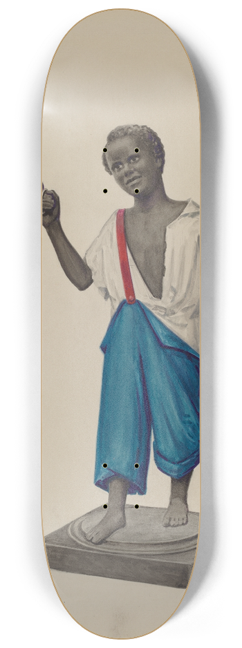 Eugene Croe - Cast Iron Hitching Post 8.25 inch art skate deck