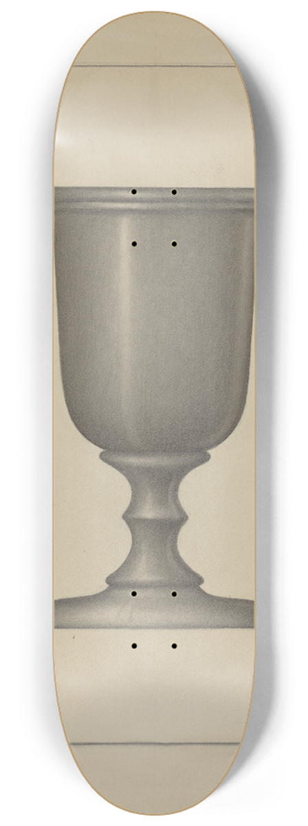 Eugene La Foret - Pewter Chalice 8.25 inch art skate deck