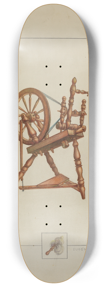 Eugene La Foret - Spinning Wheel 8.25 inch art skate deck