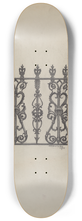 Eugene Shellady - Fencing 8.25 inch art skate deck