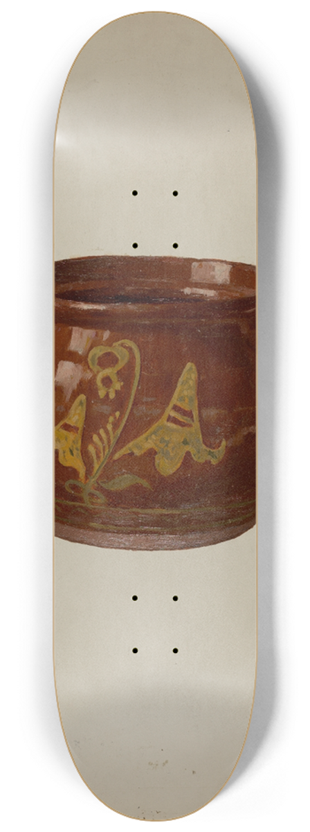 Eugene Shellady - Pa. German Jar 8.25 inch art skate deck
