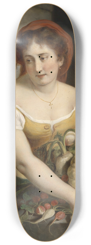 Eugen Felix - Die Marktfrau 8.25 inch art skate deck