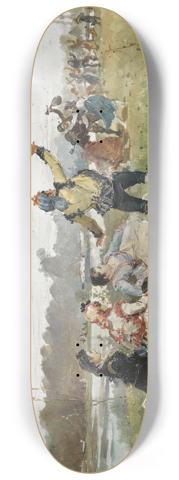 Eugenio Lucas Villamil - Campestre 8.25 inch art skate deck