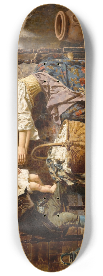 Eugenio Zampighi - The happy family 8.25 inch art skate deck