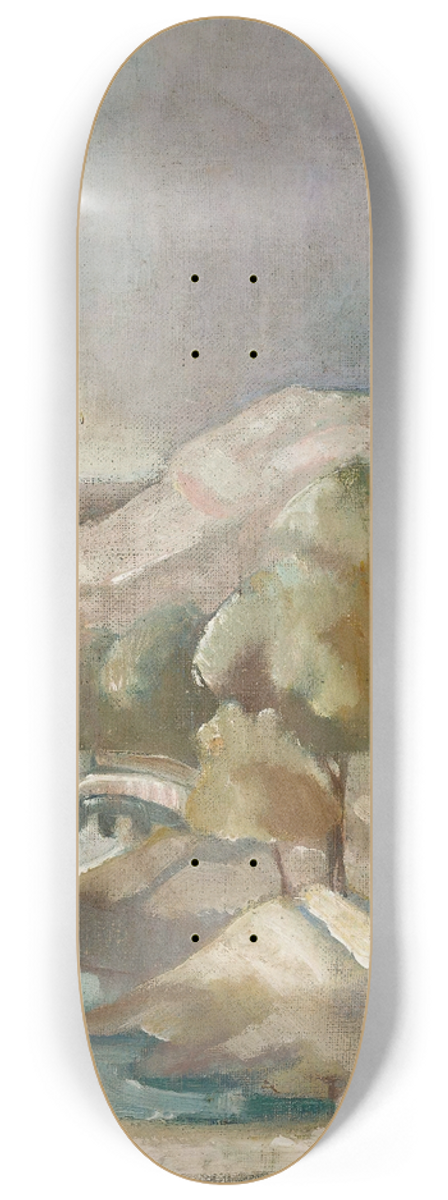 Eugeniusz Zak - Landscape 8.25 inch art skate deck