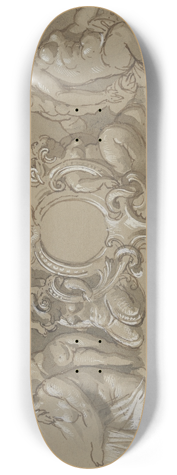 Eugen Klimsch - Kopfleiste mit figrlichem Schmuck 2 8.25 inch art skate deck