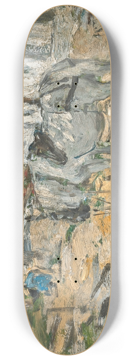 Eugne Boudin - Cheval normand 8.25 inch art skate deck