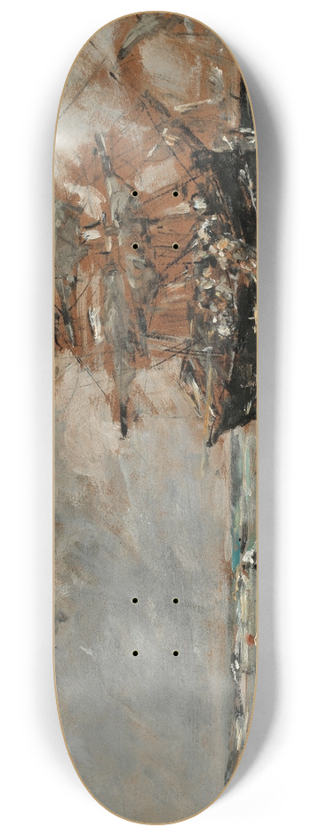 Eugne Boudin - Retour du Terre-neuvier  Portrieux 8.25 inch art skate deck