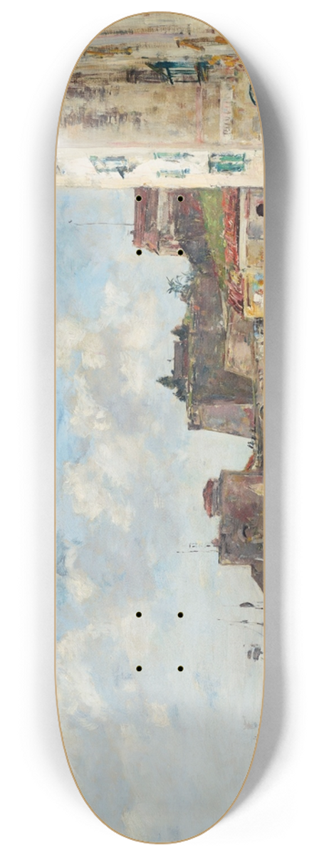 Eugne Boudin - Villefranche, le port 8.25 inch art skate deck