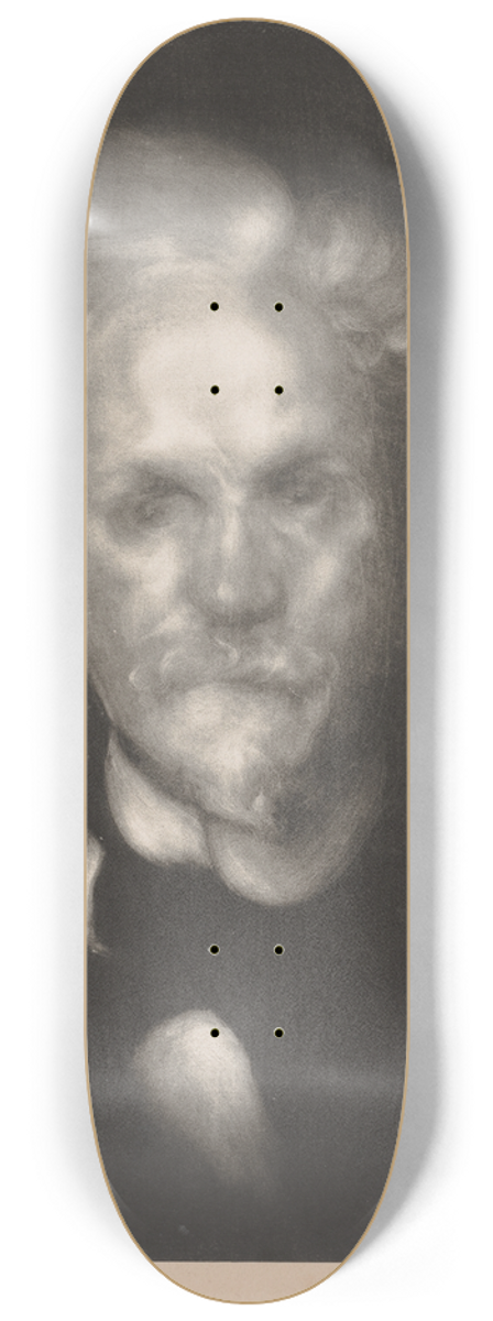Eugne Carriere - Henri Rochefort 8.25 inch art skate deck