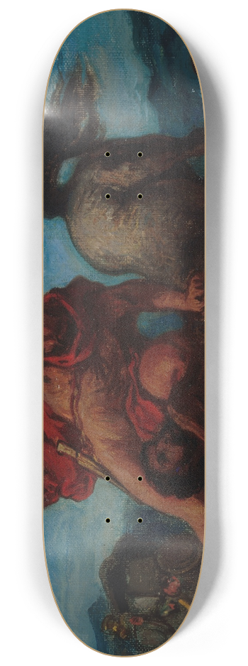 Eugne Delacroix - Hercule tuant le centaure Nessus 8.25 inch art skate deck