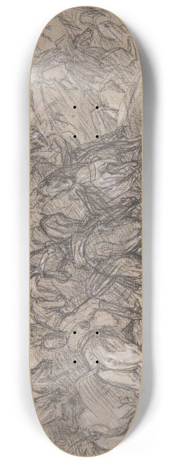 Eugne Fromentin - Arab Skirmish 8.25 inch art skate deck