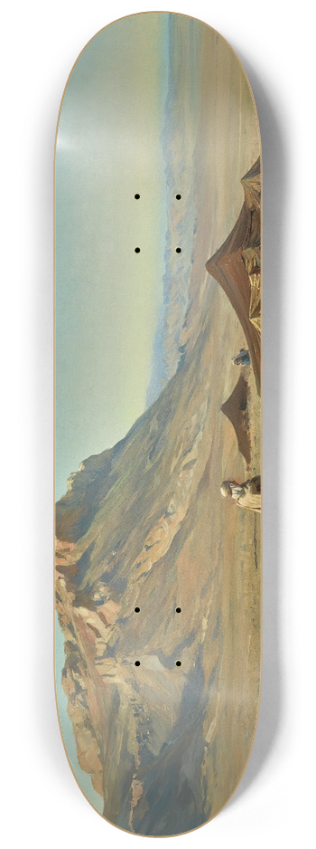 Eugne Girardet - A Bedouin Encampment 8.25 inch art skate deck