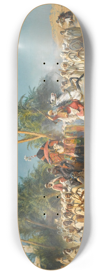 Eugne Girardet - Celebration in Biskra 8.25 inch art skate deck
