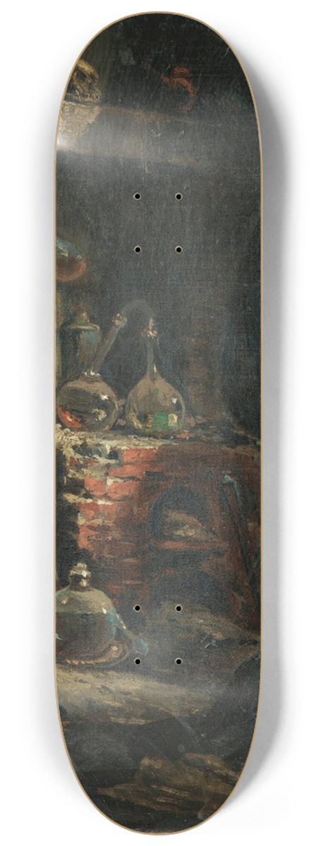 Eugne Isabey - In The Alchemist Studio 8.25 inch art skate deck