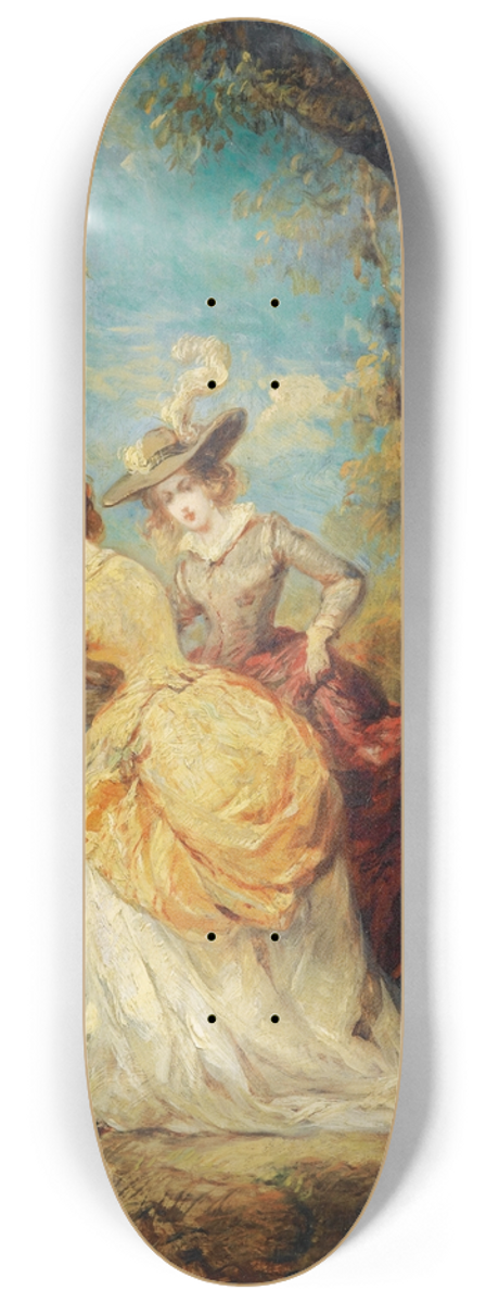 Eugne Isabey - La lettre 8.25 inch art skate deck