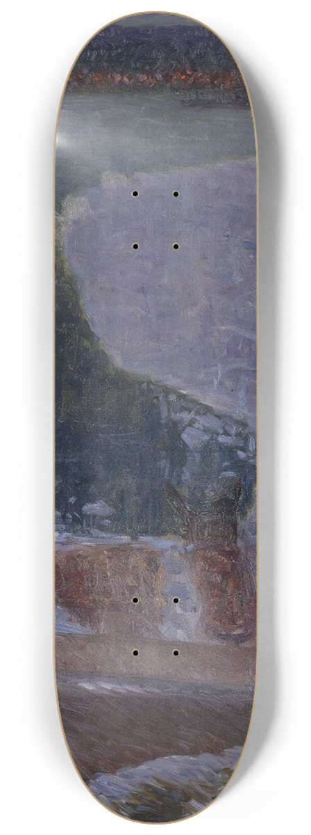 Eugne Jansson - Riddarfjrden. A Stockholm 8.25 inch art skate deck