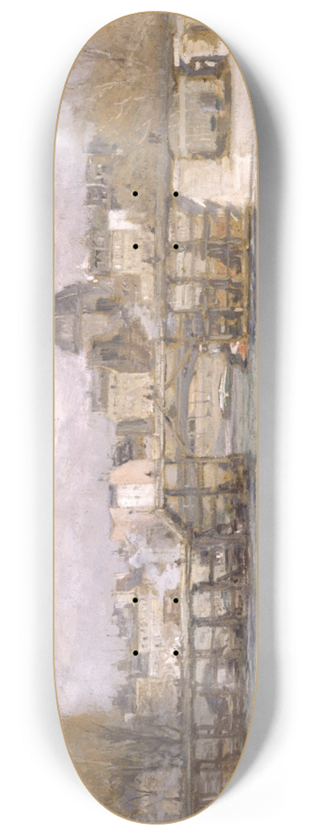 Eugne Louis Gillot - Lestacade De Lle Saint-Louis 8.25 inch art skate deck