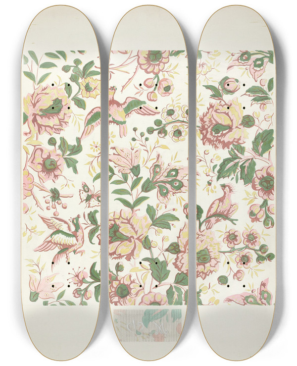 Triptych art skateboard deck of American 20Th Century Wallpaper_3 by American 20Th Century
