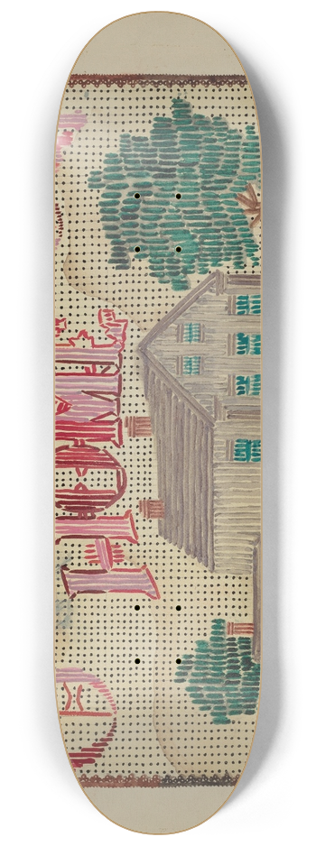Evelyn Bailey - Embroidered Picture 8.25 inch art skate deck