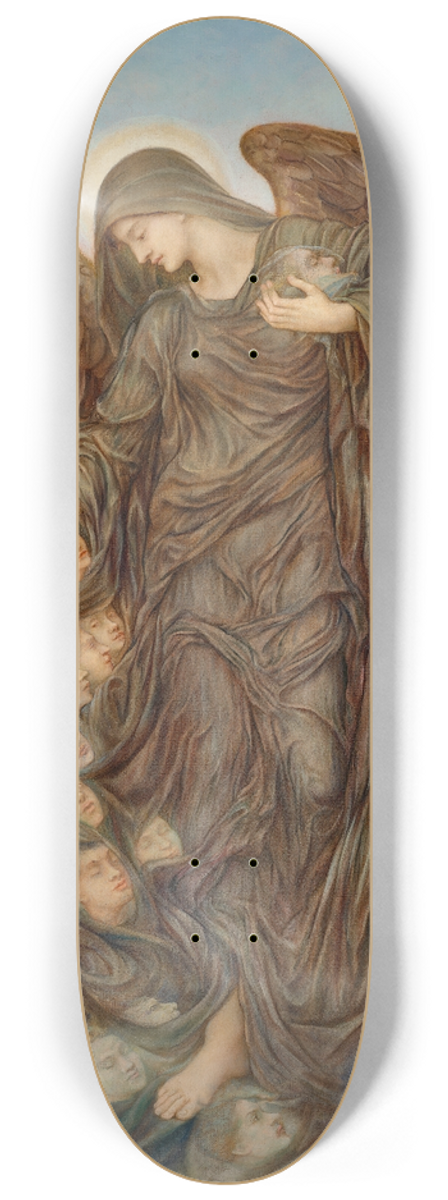 Evelyn De Morgan - The Field of the Slain 8.25 inch art skate deck