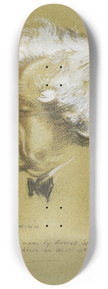 Everett Shinn - Mark Twain 8.25 inch art skate deck