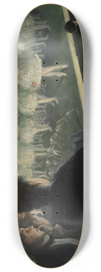 Everett Shinn - The White Ballet 8.25 inch art skate deck